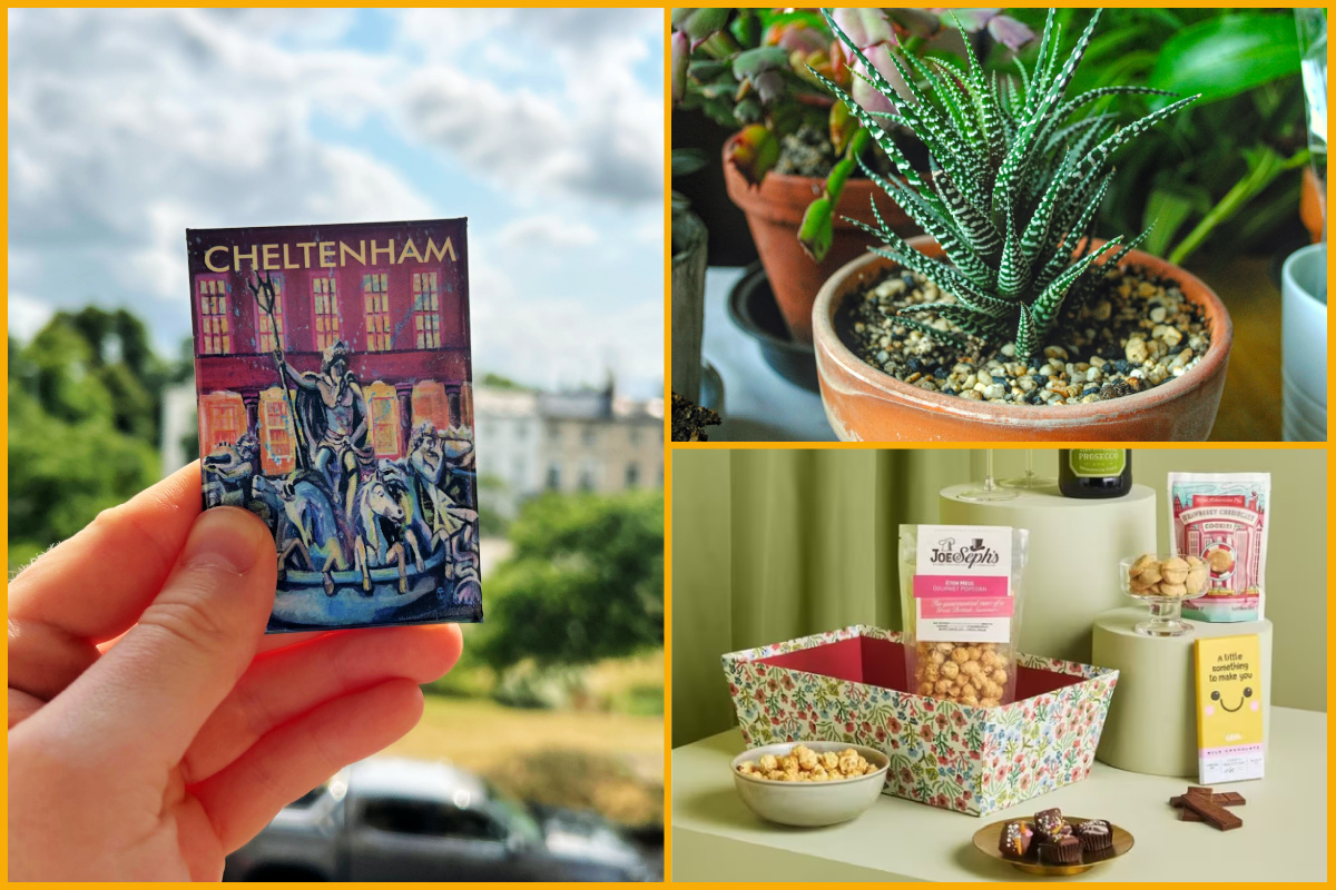 A Cheltenham magnet, a potted cactus and a John Lewis gift hamper